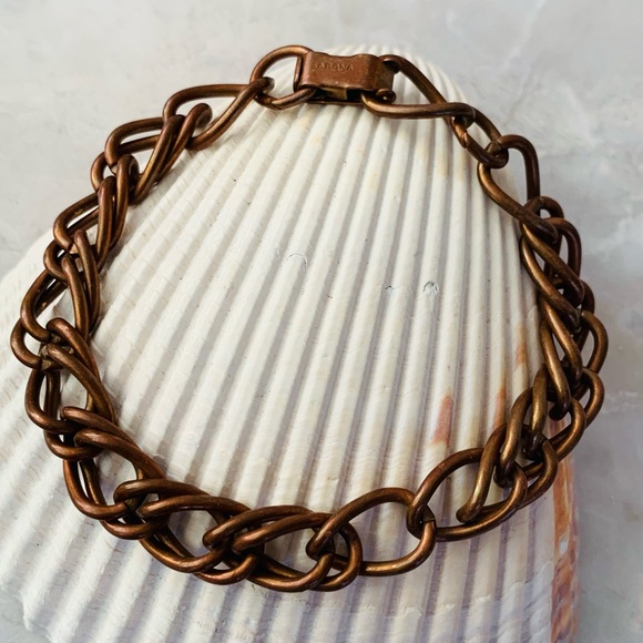 sabona Jewelry - Sabona Copper Chain Link Vintage Bracelet